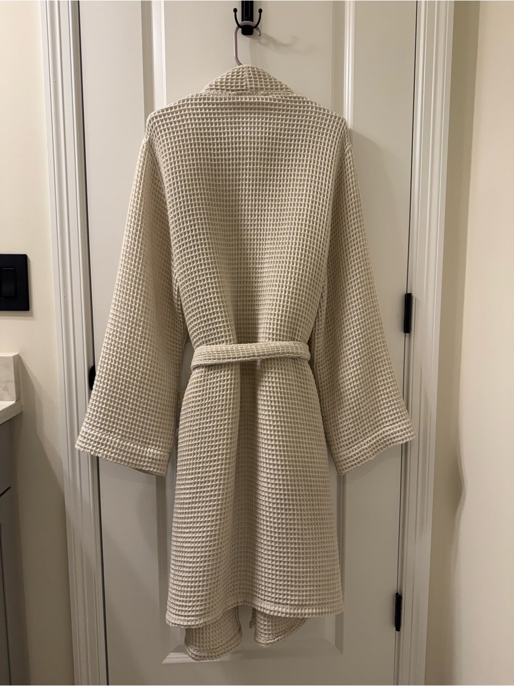 Parachute Waffle Robe - TAN - Picture 3 of 5